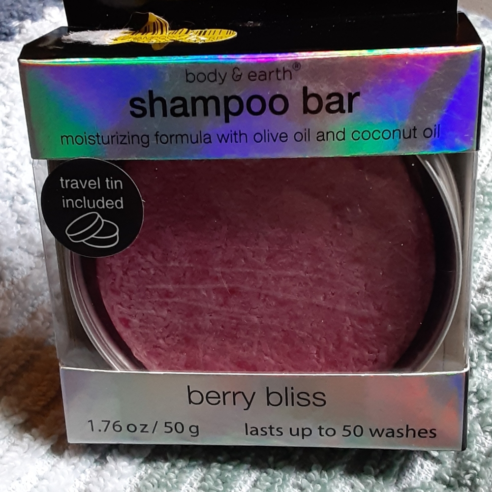 Shampoo Bar Travel Tin Included.